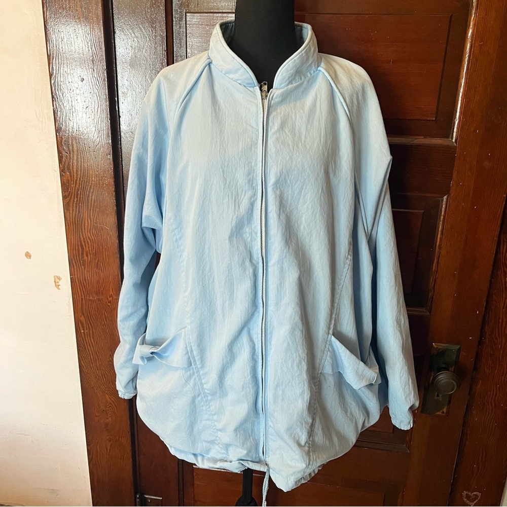 VTG Bow Detail Winning Moves Pastel Windbreaker Jacket
